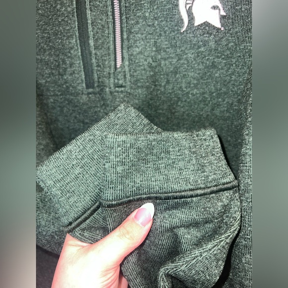 Cutter & Buck Michigan State Spartans 1/2 Zip Pullover Jacket M - Picture 6 of 9